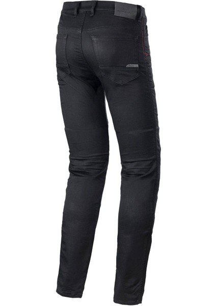 Cerium Tech Stretch Denim Korumalı Motosiklet Pantolonu Siyah