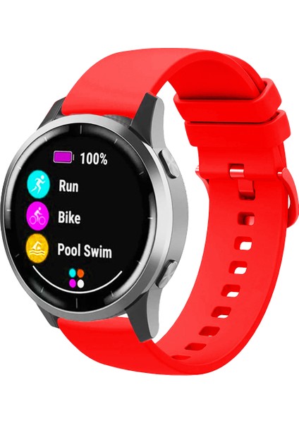 Samsung Galaxy Watch 4 5 5pro 6 ile Uyumlu Kordon Jel Silikon Tokalı Kayış