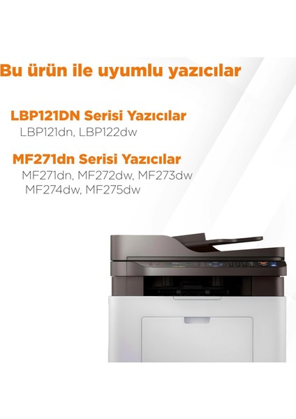 CRG-071 Muadil Toner - Çipli 20'li Avantaj Paket Canon Uyumlu 1 Koli / I-Sensys LBP121DN / LBP122DW / MF271DN / MF272DW / MF273DW / MF274DW / MF275DW