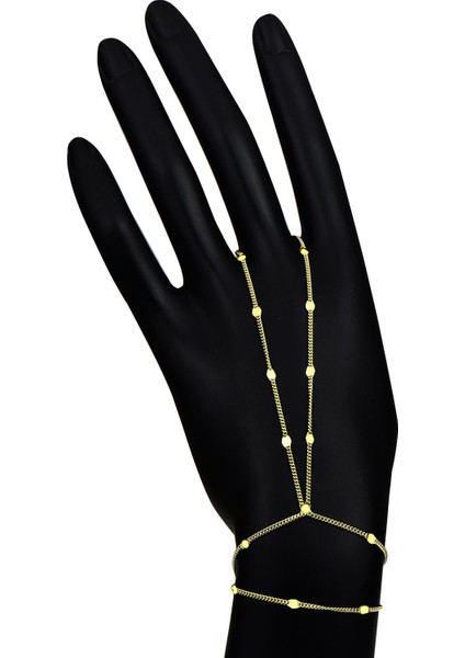 Gümüş Altın Yaldızlı Pullu Gurmet Zincirli Çift Sıra Şahmeran SGTL12499GOLD fiyatları