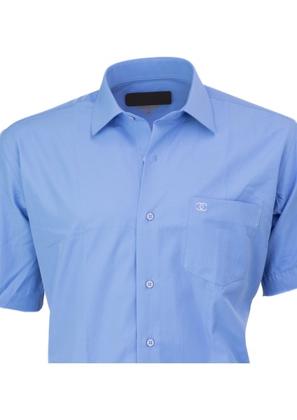 Erkek Kısa Kollu Gömlek Premium Pamuklu Kumaş Kısa Kollu Cepli Tam Kalıp Rahat Kesim fiyatları