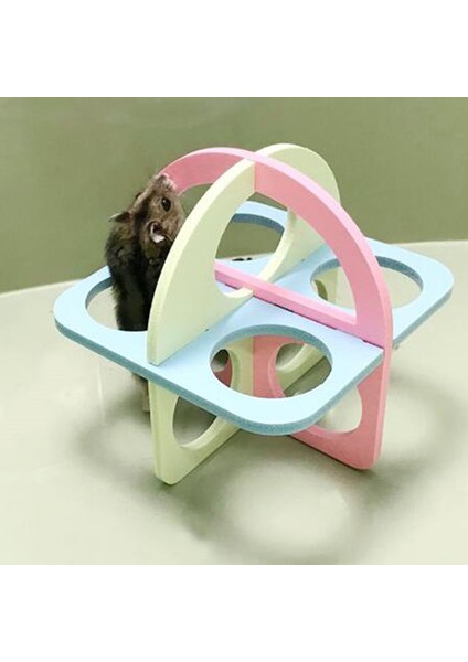 No.8 Stili Hamster Merdiven Egzersiz Fitness Oyuncakları Tırmanma Spor Küçük Evcil Hayvanlar Aktivite Sincap Tavşan Cobay Ürünleri Renkli Kafes (Yurt Dışından)
