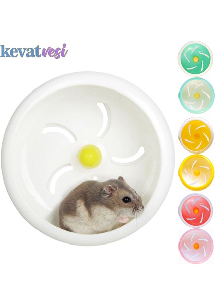 Huoxun Shopb Beyaz Stil 18CM Hamster Tekerleği Sessiz Küçük Evcil Hayvan Egzersiz Tekerleği Plastik Koşu Disk Oyuncak Hamster Kafesi Küçük Evcil Hayvan Spor Tekerleği Evcil Hayvan Aksesuarları (Yurt Dışından)