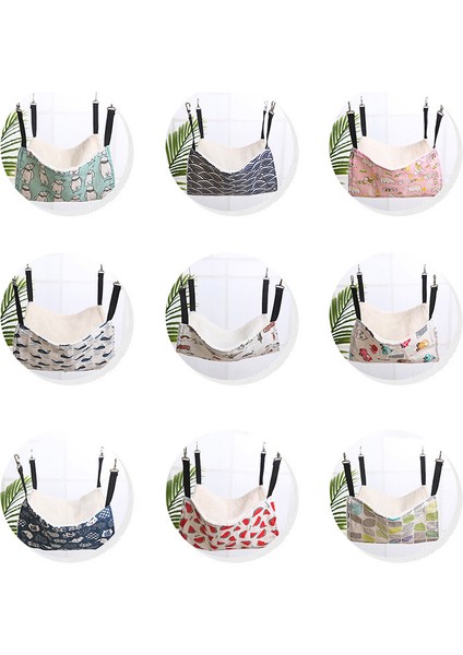 Huoxun Shopb 10 Pembe Kutup Ayısı Stili 27X27 Evcil Tavşan Kedi Hamak Pamuk Köpek Mat Fare Sıçanlar Guinea Domuzu Asılı Yatak Kemirgenler Hamster Köpek Yavrusu Ürünleri Pet Malzemeleri (Yurt Dışından) modelleri