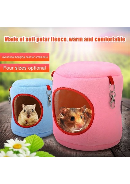Pembe Tarzı S Beden Yeni Hamster Kafes Evi Silindirik Asılı Yuva Sevimli Hamak Pamuk Yatak Küçük Evcil Hayvanlar Hamsterlar Sincaplar Guinea Domuzları Için (Yurt Dışından)