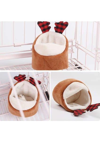 No.7 Tarzı Hamster Aksesuarları Için Evcil Hayvan Kafesi Yatak Fare Pamuk Evi Küçük Hayvan Yuvası Kış Sıcaklığı Için Hamster Sıçan Kirpi Yeni (Yurt Dışından)