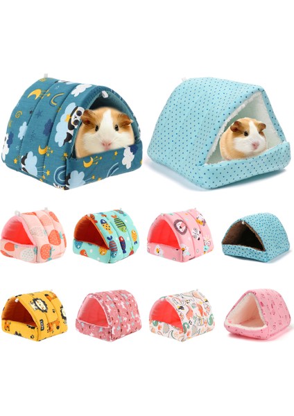 D-3 Stili L Beden Sevimli Karikatür Kış Tavşan Sincap Mini Kafes Tavşan Yuva Küçük Hayvan Fare Rat Evcil Yatak Hamster Evi Sıcak Yumuşak Mat (Yurt Dışından)