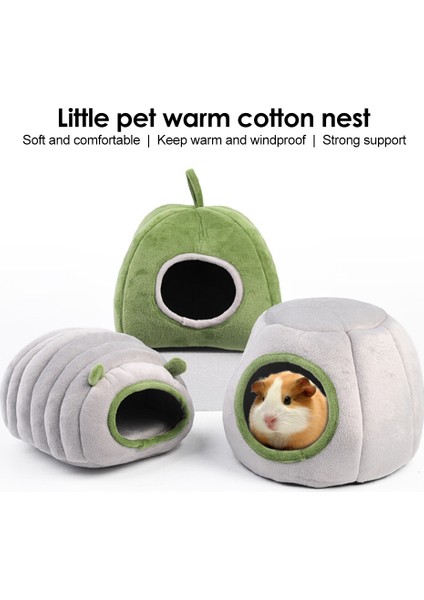 Bir Stil Gri Hamster ve Guinea Pig Kafesleri Için Yumuşak Pamuklu Polar Asma Yatak Hamak - Evcil Hayvan Ürünü (Yurt Dışından)