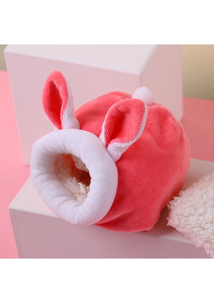 D Pembe Tarzı Hamster Aksesuarları Kafes Yatağı Fare Pamuk Evi Küçük Hayvan Yuvası Kış Sıcaklığı Için Sıcak Hamster, Tavşan, Sıçan, Kirpi Yeni (Yurt Dışından)