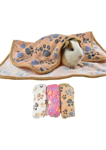 Ayak Izi Stili U 60X40CM Tavşan Tüyü Yumuşak Sıcak Yatak Uyku Matı Evcil Hayvan Polar Ped Flanş Kürkü Hamster, Sincap, Tavşanlar Hedgehoglar Için (Yurt Dışından) modelleri