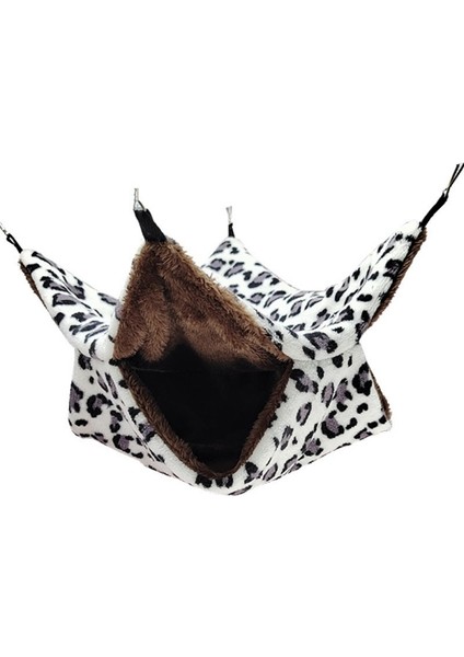 N Tarzı S 20X20CM Sıcak Hamster Hamak Sıçan Asılı Yatak Evi Küçük Hayvan Kafesi Kemirgenler Tavşan Çift Katlı Peluş Pamuk Yuva Pet Malzemeleri (Yurt Dışından)