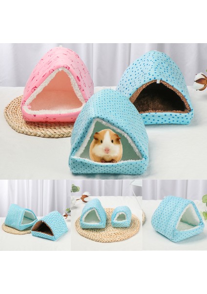 A-M Stili 1 Adet Mini Yumuşak Hayvan Hamak Yuvası Fıret Tavşan Tavşan Kobay Sıçan Hamster Fare Yatak Oyuncak Isıtıcı Yastık Ev Mağara Evcil Hayvan Malzemeleri (Yurt Dışından)