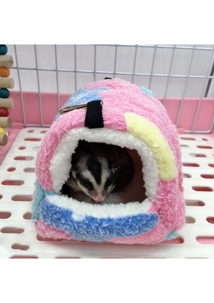 No.8 Stili L-17X15CM Hamster Evi Sıcak Yumuşak Yataklar ve Evler Kaplumbağa Kafesi Baskılı Hamak For Rats Pamuk Kobay Aksesuarları Küçük Hayvan (Yurt Dışından)