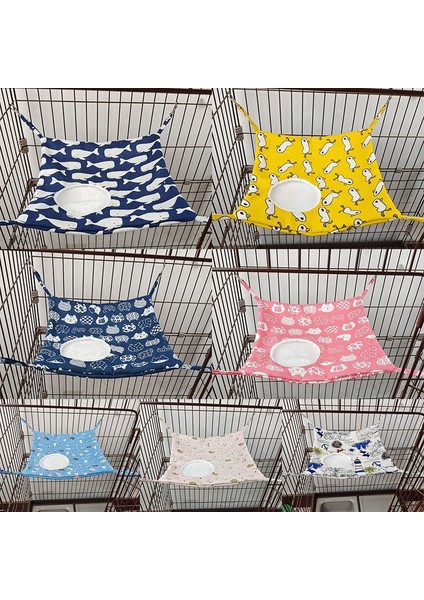 E Tarzı 35X35CM Küçük Hayvan Hamster Hamak Rahat Ferret Oyuncak Tünel Hamak Kobay Asılı Tünel Hamak Küçük Hayvan Asılı Yatak Pet Malzemeleri (Yurt Dışından)
