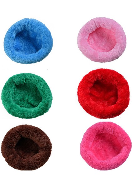 Pembe Tarzı L Beden 5 Renkli Hamster Yuva Ped Kadife Sıcak Pet Yuvası Arktik Yastık Hamster Kirpi Tavşan Pet Yatağı Pet Malzemeleri (Yurt Dışından) fırsatları