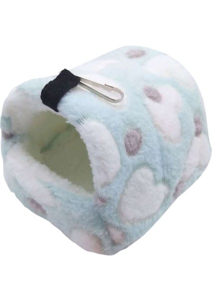 Mavi Stil 14X12CM Sevimli Hamster Yatak Kuş Papağan Yumuşak Rahat Yuva Peluş Asılı Hamak Yuva Evi Uyku Yatağı Sıcak Yuva Evcil Hayvan Ürünleri (Yurt Dışından)