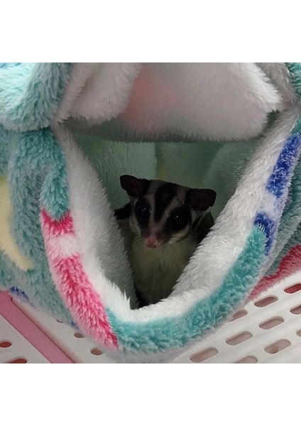 Pembe Tarzı 20X20CM Küçük Evcil Hayvan Hamak Asma Yatak Hamster Kafes Küçük Hayvan Hamak Rahat Çift Katmanlı Peluş Pamuk Asma Kafes Hamster Yatağı (Yurt Dışından) indirimleri