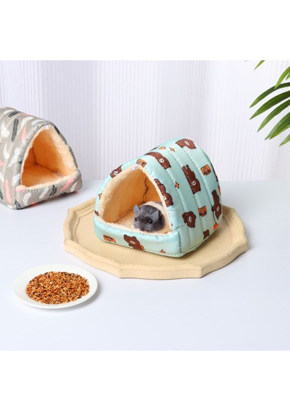 B3 Stili L Beden Renkli Rahat Tavşan Sincap Mini Kafes Hamster Evi Küçük Hayvan Yatak Yumuşak Mat Amac: (Yurt Dışından) fiyatları