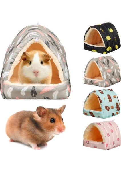 B3 Stili L Beden Renkli Rahat Tavşan Sincap Mini Kafes Hamster Evi Küçük Hayvan Yatak Yumuşak Mat Amac: (Yurt Dışından) modelleri