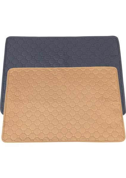 Gri Tarzı Xs 50X35CM Yıkanabilir Evcil Hamster Matı Tavşan Kafesi Matikleri Küçük Hayvan Su Geçirmez Yeniden Kullanılabilir Ped Idrar Emici Çevre Pelen Matı (Yurt Dışından)