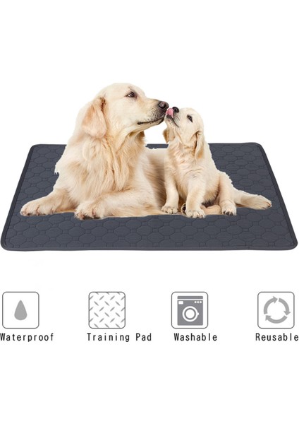 Gri Tarzı Xs 50X35CM Yıkanabilir Evcil Hamster Matı Tavşan Kafesi Matikleri Küçük Hayvan Su Geçirmez Yeniden Kullanılabilir Ped Idrar Emici Çevre Pelen Matı (Yurt Dışından)