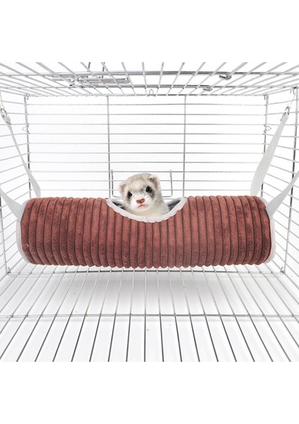 Kahve Stili Hamster Tüneli Hamak Küçük Hayvanlar Şeker Tüp Yatak Sıçan Gelincik Oyuncak Kış Sıcak Uyku Sarkan Yatak Yuva Tüp Evcil Hayvan Salıncağı (Yurt Dışından)