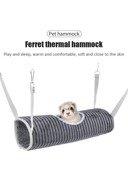 Kahve Stili Hamster Tüneli Hamak Küçük Hayvanlar Şeker Tüp Yatak Sıçan Gelincik Oyuncak Kış Sıcak Uyku Sarkan Yatak Yuva Tüp Evcil Hayvan Salıncağı (Yurt Dışından)
