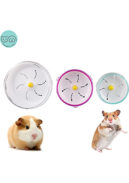 Beyaz Stil 17.5cm 3 Boyutlu Hamster Tekerleği Küçük Hayvan Fare Tavşan Egzersiz Spor Evcil Hayvan Malzemeleri Sessiz Koşu Tekerleği (Yurt Dışından) fırsatları
