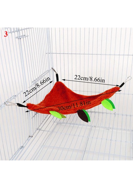 No.9 Tarzı Teleferik Yuva Orman Hamster Hamak Yumuşak Oyuncak Yaprak Tünel Oyuncak Evi Sıcak Kafes Evcil Hayvan Kök Küçük Evcil Oyuncak (Yurt Dışından)