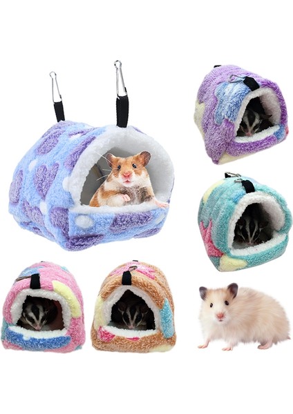 Koyu Haki Stili M Beden Hamster Kafes Yumuşak Flanel Tavşan Aksesuarları Yatağı Hamster Yatak Tulumu Için Jaula Conejo Küçük Evcil Hayvan Kafesi Yuva Yatağı (Yurt Dışından)