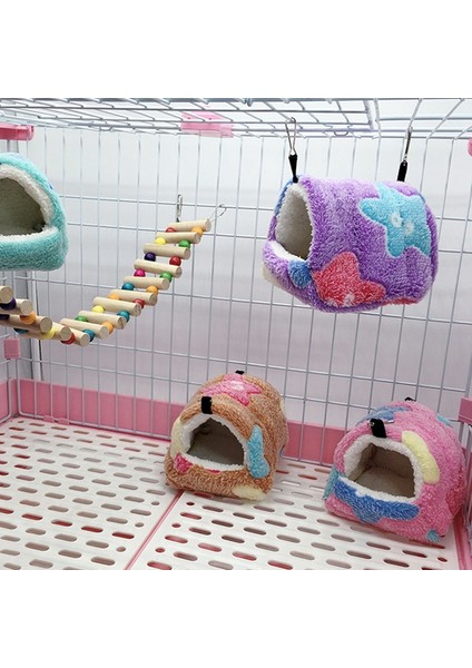 Koyu Haki Stili M Beden Hamster Kafes Yumuşak Flanel Tavşan Aksesuarları Yatağı Hamster Yatak Tulumu Için Jaula Conejo Küçük Evcil Hayvan Kafesi Yuva Yatağı (Yurt Dışından)