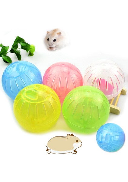 Stand Tarzı Pembe 12CM Küçük Evcil Hayvanlar Için Hamster Koşu Topu Oyuncağı Egzersiz Topu Oyuncakları Eğlence Topu Türkçe Hamster Aksesuarları (Yurt Dışından)