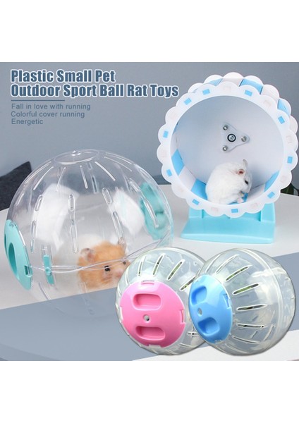 Stand Tarzı Pembe 12CM Küçük Evcil Hayvanlar Için Hamster Koşu Topu Oyuncağı Egzersiz Topu Oyuncakları Eğlence Topu Türkçe Hamster Aksesuarları (Yurt Dışından)