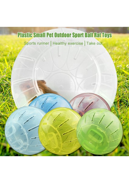 Stand Tarzı Pembe 12CM Küçük Evcil Hayvanlar Için Hamster Koşu Topu Oyuncağı Egzersiz Topu Oyuncakları Eğlence Topu Türkçe Hamster Aksesuarları (Yurt Dışından)
