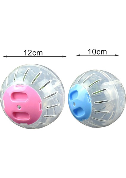 Stand Tarzı Pembe 12CM Küçük Evcil Hayvanlar Için Hamster Koşu Topu Oyuncağı Egzersiz Topu Oyuncakları Eğlence Topu Türkçe Hamster Aksesuarları (Yurt Dışından)