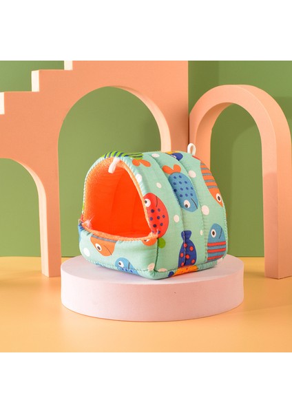 Huoxun Shopb Küçük Balık Stili 8x8 Hamster Pamuk Yuva Yoğun Quoll Yuva Bal Çantası Uçan Yuva Küçük Evcil Altın Pamuk Yuva Tavşan Yuva Guinea Domuzu Guinea Domuzu Yuvası - E-Ticaret Başlığı (Yurt Dışından)