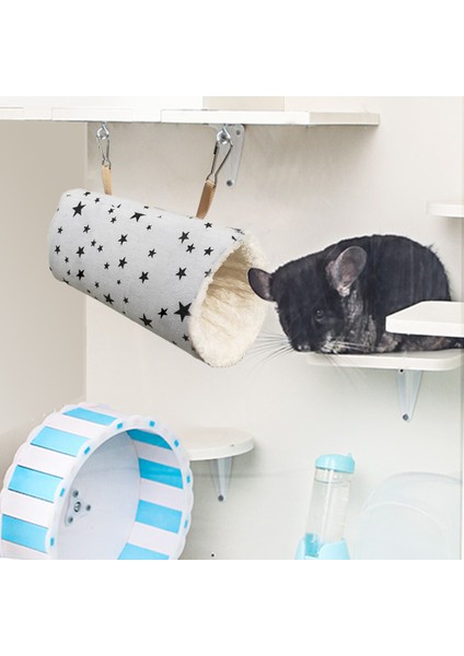 No.8 Stili 27X12X12CM Sıçan Kafesi Gelincik Tünel Tünek Hamak Rota Yılan Sıcak Hamster Tüp Oyuncak Asılı Yatak Kafesi Hamster Tavşan Kobay Küçük Hayvanlar Için (Yurt Dışından)