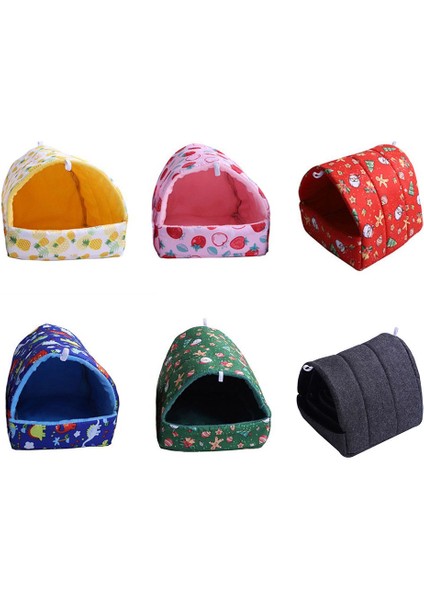 P Stili M Beden Küçük Hayvan Yatağı Hamster Evi Deniz Domuzu Sıcak Mat Yuva Kış Rahat Peluş Hamster Evi Mağara Evcil Hayvan Malzemeleri (Yurt Dışından) modelleri