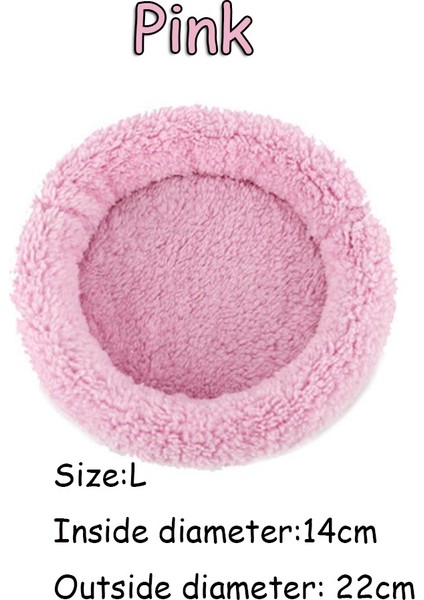 Pembe Tarzı S Beden Sevimli Tavşan Kafesi Polar Küçük Hayvan Yatağı Kobay Matı Hamster Yuvası Kobay Yatakları Kobay Tüneli Hamster Ferret (Yurt Dışından)