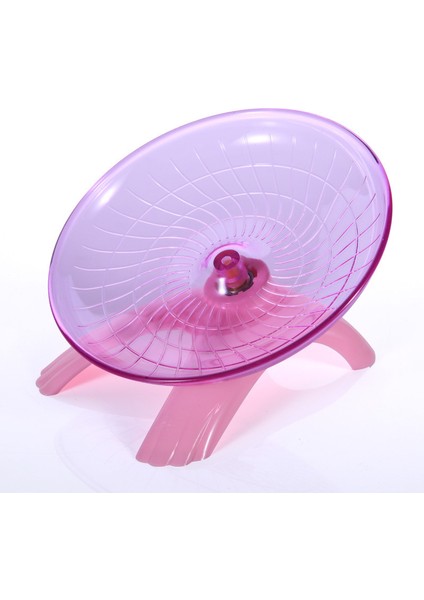 Pembe Tarzı Evcil Hayvan Egzersiz Tekerleği Hamster Koşu Diski Plastik Çapı Sabit Sessiz Spor Koşu Tekerleği Hamster Oyuncak Sincap Tekerleği (Yurt Dışından)