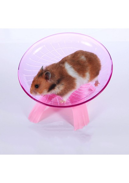 Pembe Tarzı Evcil Hayvan Egzersiz Tekerleği Hamster Koşu Diski Plastik Çapı Sabit Sessiz Spor Koşu Tekerleği Hamster Oyuncak Sincap Tekerleği (Yurt Dışından)
