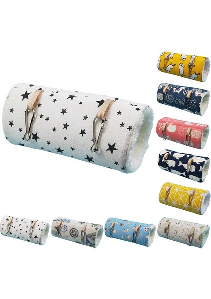 Huoxun Shopb No.13 Tarzı Fare Sıcak Hamster Tünel Tüneli Yatak Kafes Tüneli Oyuncak Kafes Tavşan Guinea Pig Küçük Hayvanlar Için Asma Yatak Kafes Için Hamster Kafesi Ferret Tünel Hamak (Yurt Dışından)