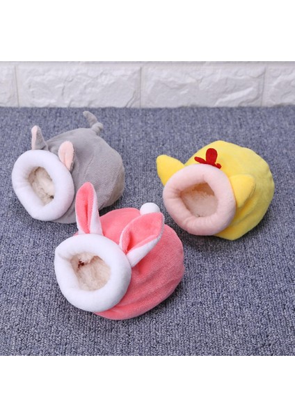 Sarı Stil Hamster Evi Kobay Aksesuarları Hamster Pamuk Evi Küçük Hayvan Yuvası Kış Sıcaklığı Için Sıçan Kobay Sıçan Kirpi (Yurt Dışından)