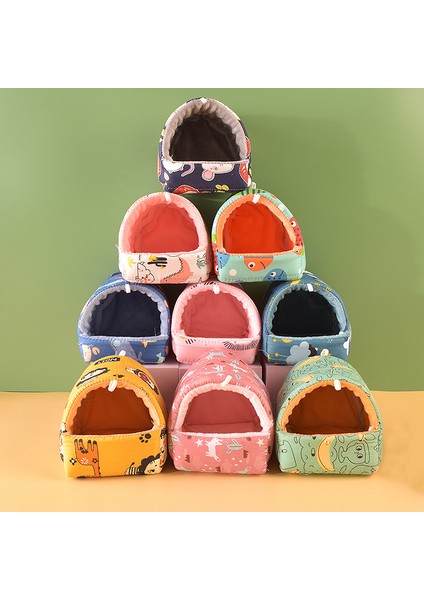 Huoxun Shopb Komik Muz Tarzı 15X15 Hamster Pamuk Yuva Yoğun Quoll Yuva Bal Çantası Uçan Yuva Küçük Evcil Altın Pamuk Yuva Tavşan Yuva Guinea Domuzu Guinea Domuzu Yuvası - E-Ticaret Başlığı (Yurt Dışından)
