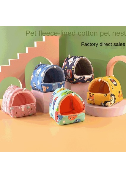 Huoxun Shopb Komik Muz Tarzı 15X15 Hamster Pamuk Yuva Yoğun Quoll Yuva Bal Çantası Uçan Yuva Küçük Evcil Altın Pamuk Yuva Tavşan Yuva Guinea Domuzu Guinea Domuzu Yuvası - E-Ticaret Başlığı (Yurt Dışından)