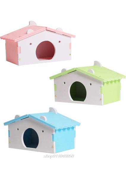 Bl Tarzı Sıçan Fare Komik Hamster Yuva Villa Renkli Ahşap Yatak Evi - (Yurt Dışından)