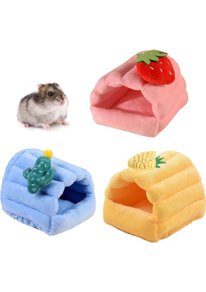 Bl Tarzı Sıçan Fare Komik Hamster Yuva Villa Renkli Ahşap Yatak Evi - (Yurt Dışından)