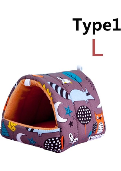 2-Tip1-L Stili Sevimli Küçük Hayvan Hamak Yuva Gelincik Tavşan Kobay Sıçan Hamster Fare Yumuşak Yatak Oyuncak Sıcak Ev Mağara Evcil Hayvan Malzemeleri (Yurt Dışından)