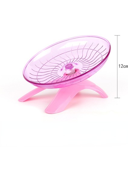 Pembe Tarzı 18 cm Ufo Hamster Spor Koşu Tekerleği Rat Küçük Evcil Kemirgen Fareler Jogging Hamster Gerbil Egzersiz Topları Oyun Oyuncakları Aksesuarları - Türkçe (Yurt Dışından)