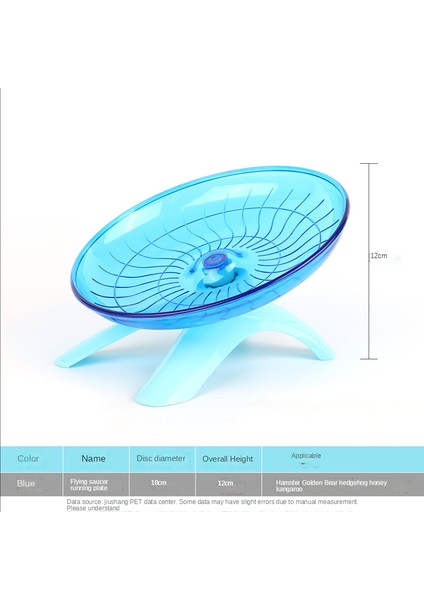 Pembe Tarzı 18 cm Ufo Hamster Spor Koşu Tekerleği Rat Küçük Evcil Kemirgen Fareler Jogging Hamster Gerbil Egzersiz Topları Oyun Oyuncakları Aksesuarları - Türkçe (Yurt Dışından) fırsatları